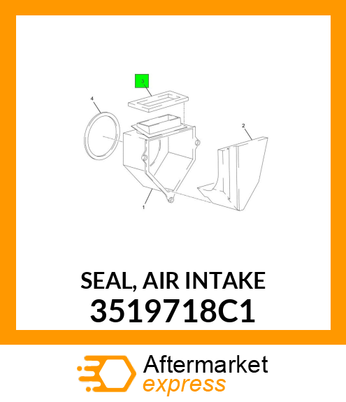 SEAL, AIR INTAKE 3519718C1