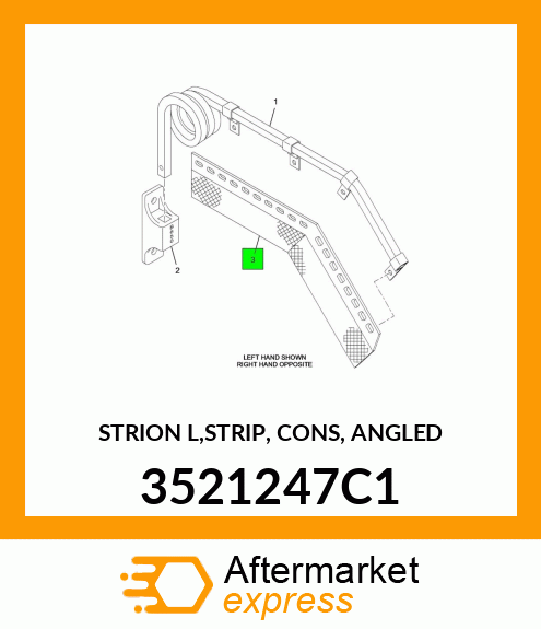 STRION L,STRIP, CONS, ANGLED 3521247C1