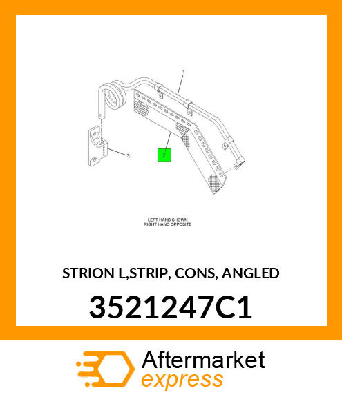 STRION L,STRIP, CONS, ANGLED 3521247C1