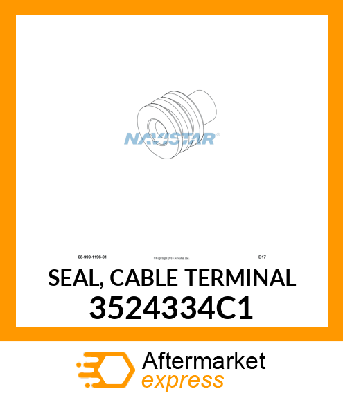 SEAL, CABLE TERMINAL 3524334C1