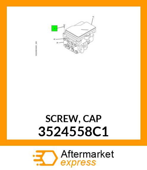 SCREW, CAP 3524558C1