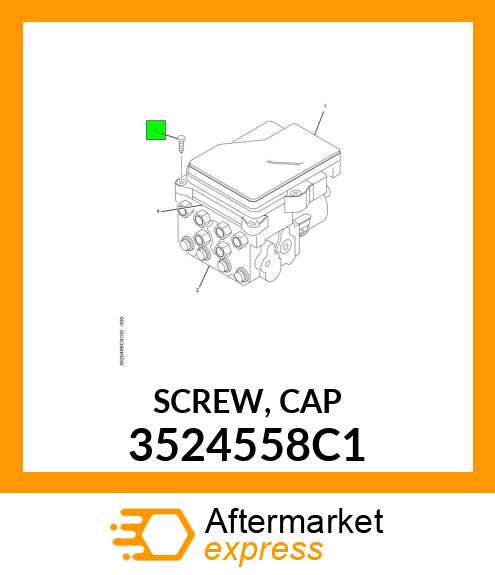 SCREW, CAP 3524558C1