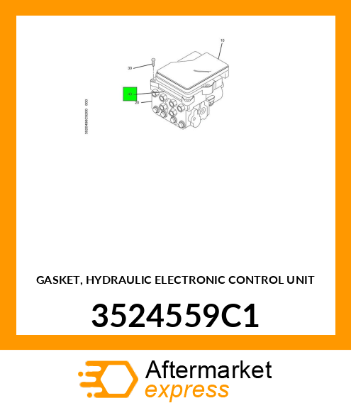 GASKET, HYDRAULIC ELECTRONIC CONTROL UNIT 3524559C1