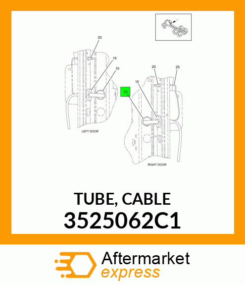 TUBE, CABLE 3525062C1