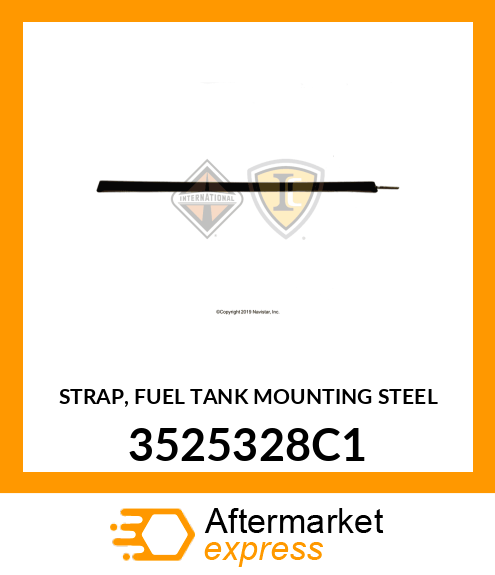 STRAP, FUEL TANK MOUNTING STEEL 3525328C1