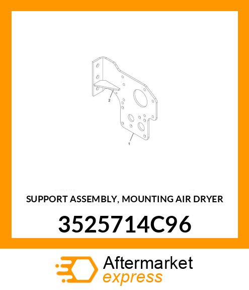 SUPPORT ASSEMBLY, MOUNTING AIR DRYER 3525714C96