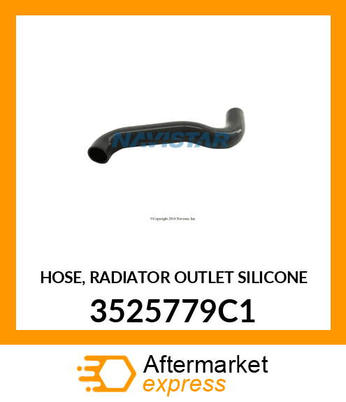 HOSE, RADIATOR OUTLET SILICONE 3525779C1