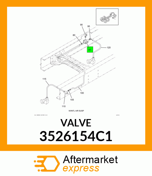 VALVE, QUICK RELEASE 3526154C1