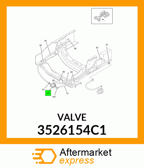 VALVE, QUICK RELEASE 3526154C1