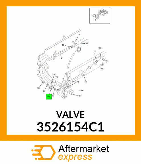 VALVE, QUICK RELEASE 3526154C1