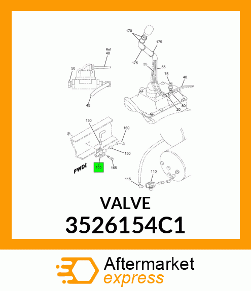 VALVE, QUICK RELEASE 3526154C1