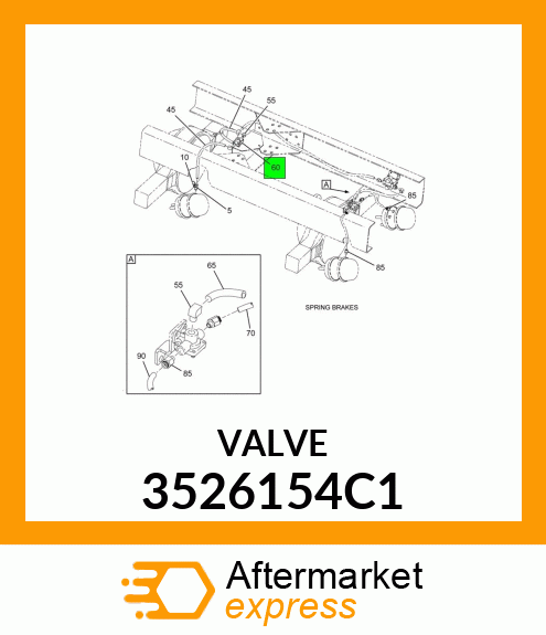 VALVE, QUICK RELEASE 3526154C1