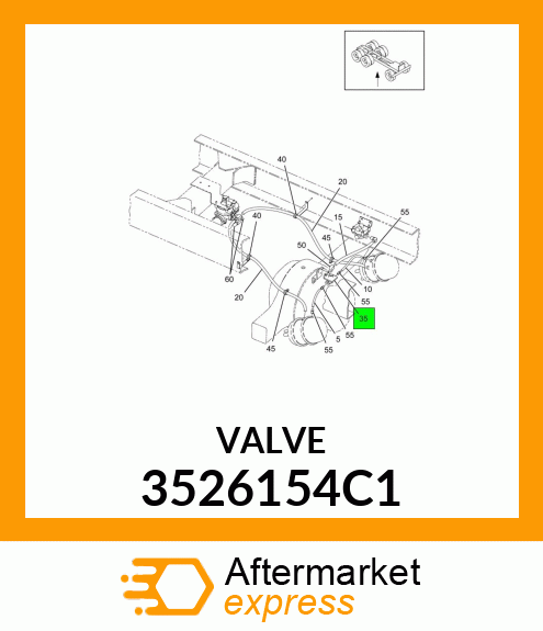 VALVE, QUICK RELEASE 3526154C1