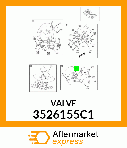 VALVE, DOUBLE CHECK 3526155C1