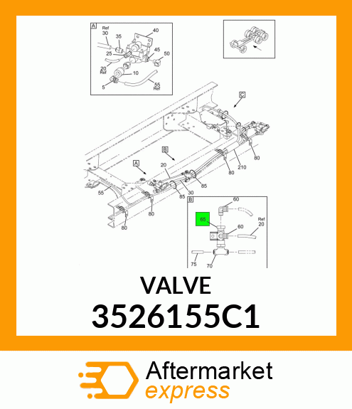 VALVE, DOUBLE CHECK 3526155C1