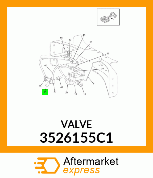 VALVE, DOUBLE CHECK 3526155C1