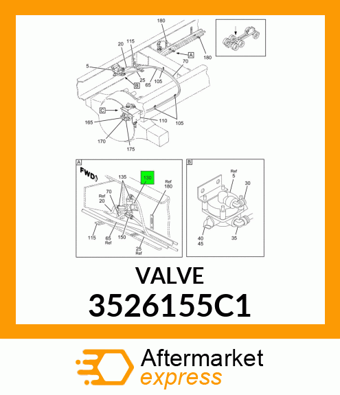 VALVE, DOUBLE CHECK 3526155C1