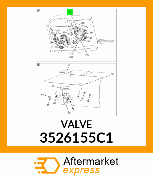 VALVE, DOUBLE CHECK 3526155C1