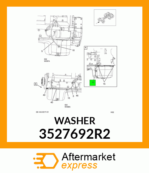 WASHER 3527692R2