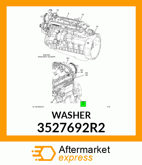 WASHER 3527692R2