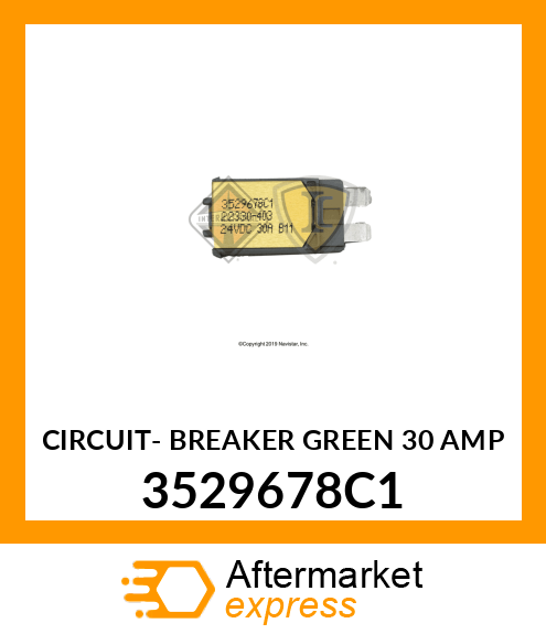 CIRCUIT- BREAKER GREEN 30 AMP 3529678C1