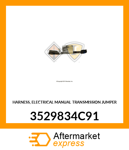 HARNESS, ELECTRICAL MANUAL TRANSMISSION JUMPER 3529834C91