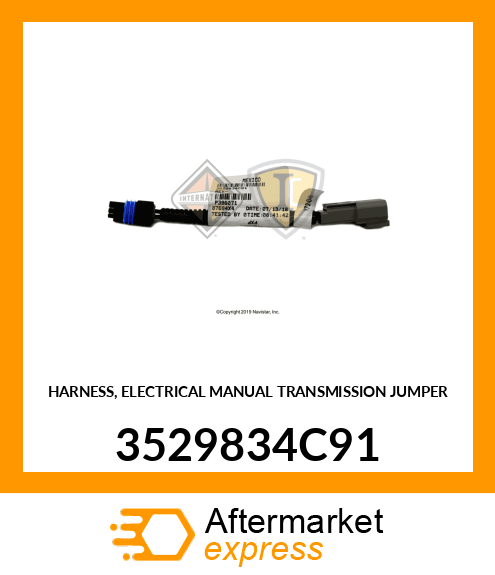 HARNESS, ELECTRICAL MANUAL TRANSMISSION JUMPER 3529834C91