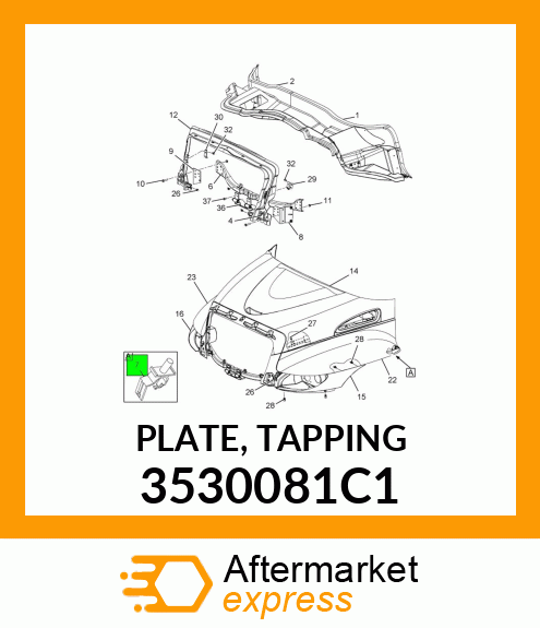 PLATE, TAPPING 3530081C1