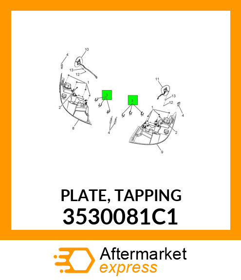 PLATE, TAPPING 3530081C1