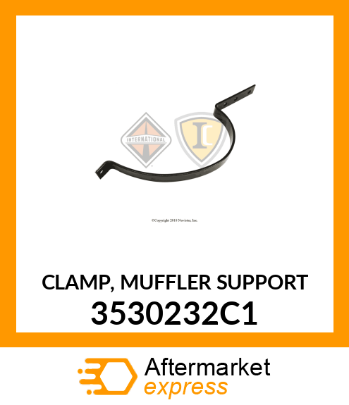 CLAMP, MUFFLER SUPPORT 3530232C1