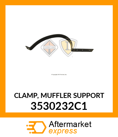 CLAMP, MUFFLER SUPPORT 3530232C1