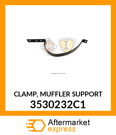 CLAMP, MUFFLER SUPPORT 3530232C1