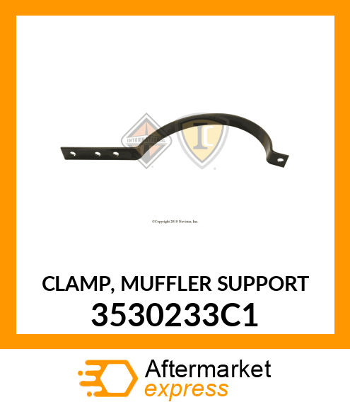 CLAMP, MUFFLER SUPPORT 3530233C1