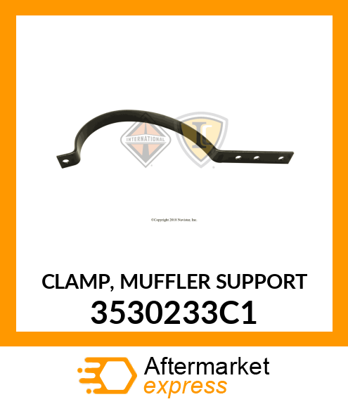 CLAMP, MUFFLER SUPPORT 3530233C1