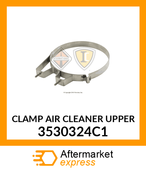CLAMP AIR CLEANER UPPER 3530324C1