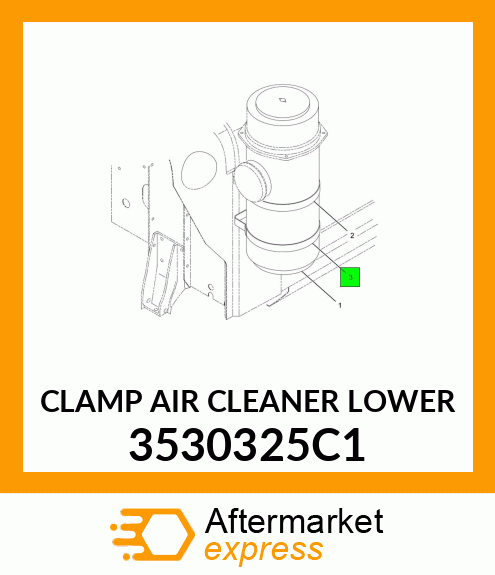 CLAMP AIR CLEANER LOWER 3530325C1
