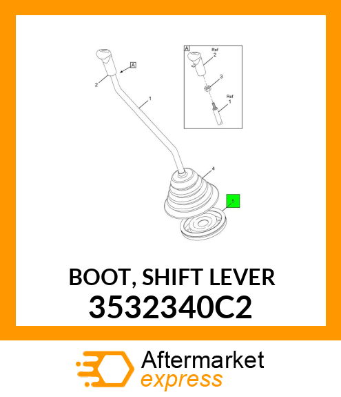 BOOT, SHIFT LEVER 3532340C2