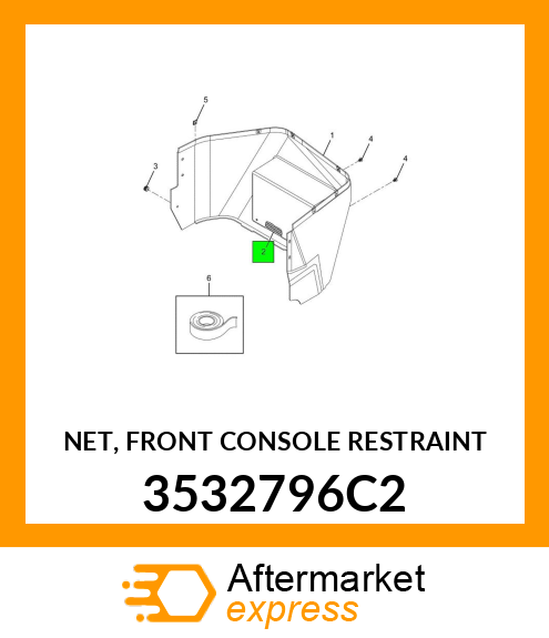 NET, FRONT CONSOLE RESTRAINT 3532796C2