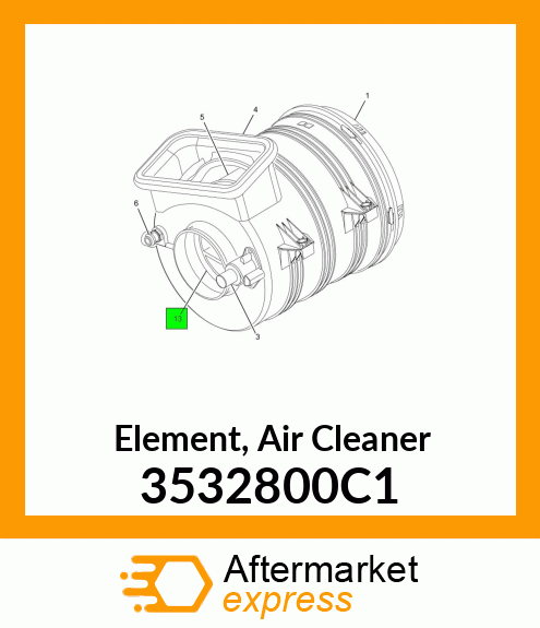 Element, Air Cleaner 3532800C1