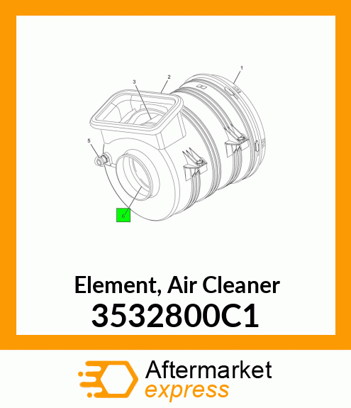 Element, Air Cleaner 3532800C1