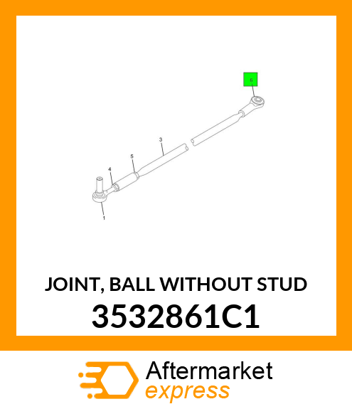 JOINT, BALL WITHOUT STUD 3532861C1