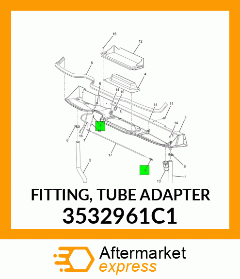 FITTING, TUBE ADAPTER 3532961C1