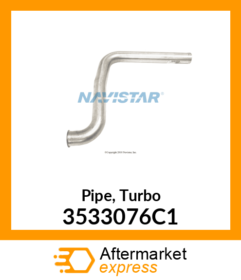 Pipe, Turbo 3533076C1