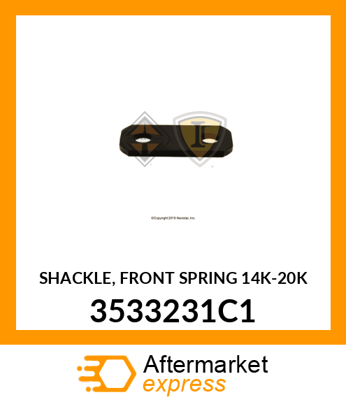 SHACKLE, FRONT SPRING 14K-20K 3533231C1