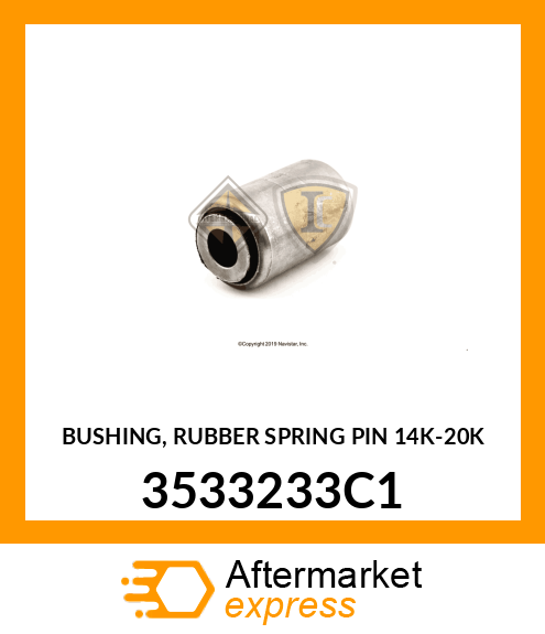 BUSHING, RUBBER SPRING PIN 14K-20K 3533233C1