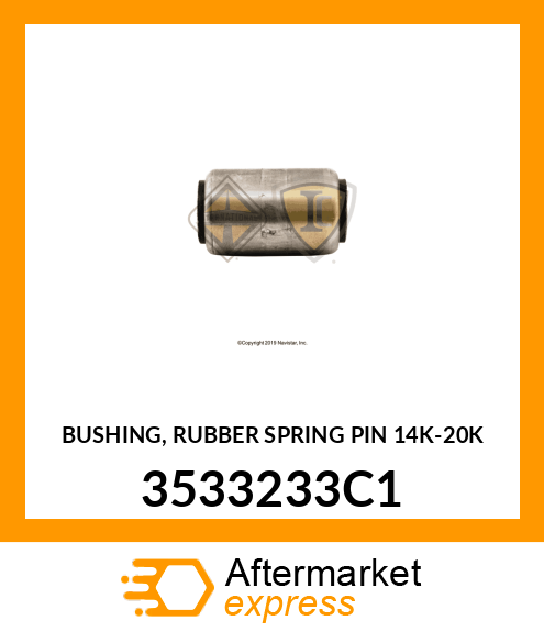 BUSHING, RUBBER SPRING PIN 14K-20K 3533233C1