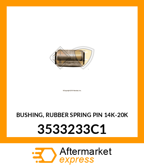 BUSHING, RUBBER SPRING PIN 14K-20K 3533233C1