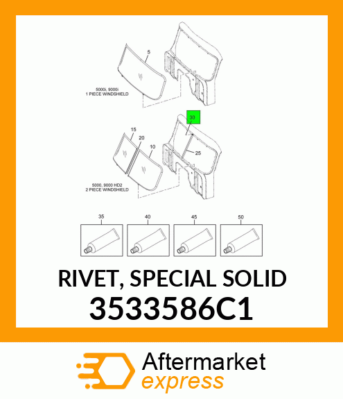 RIVET, SPECIAL SOLID 3533586C1