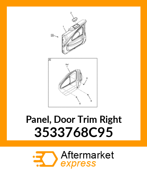 Panel, Door Trim Right 3533768C95