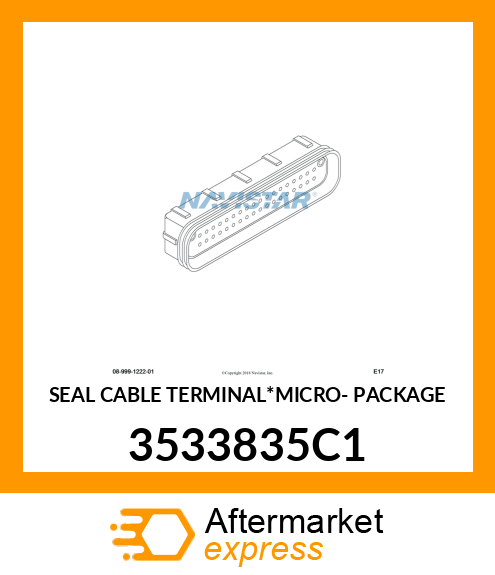 SEAL CABLE TERMINAL*MICRO- PACKAGE 3533835C1